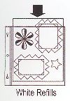 Black Refill Scrapbook Page
